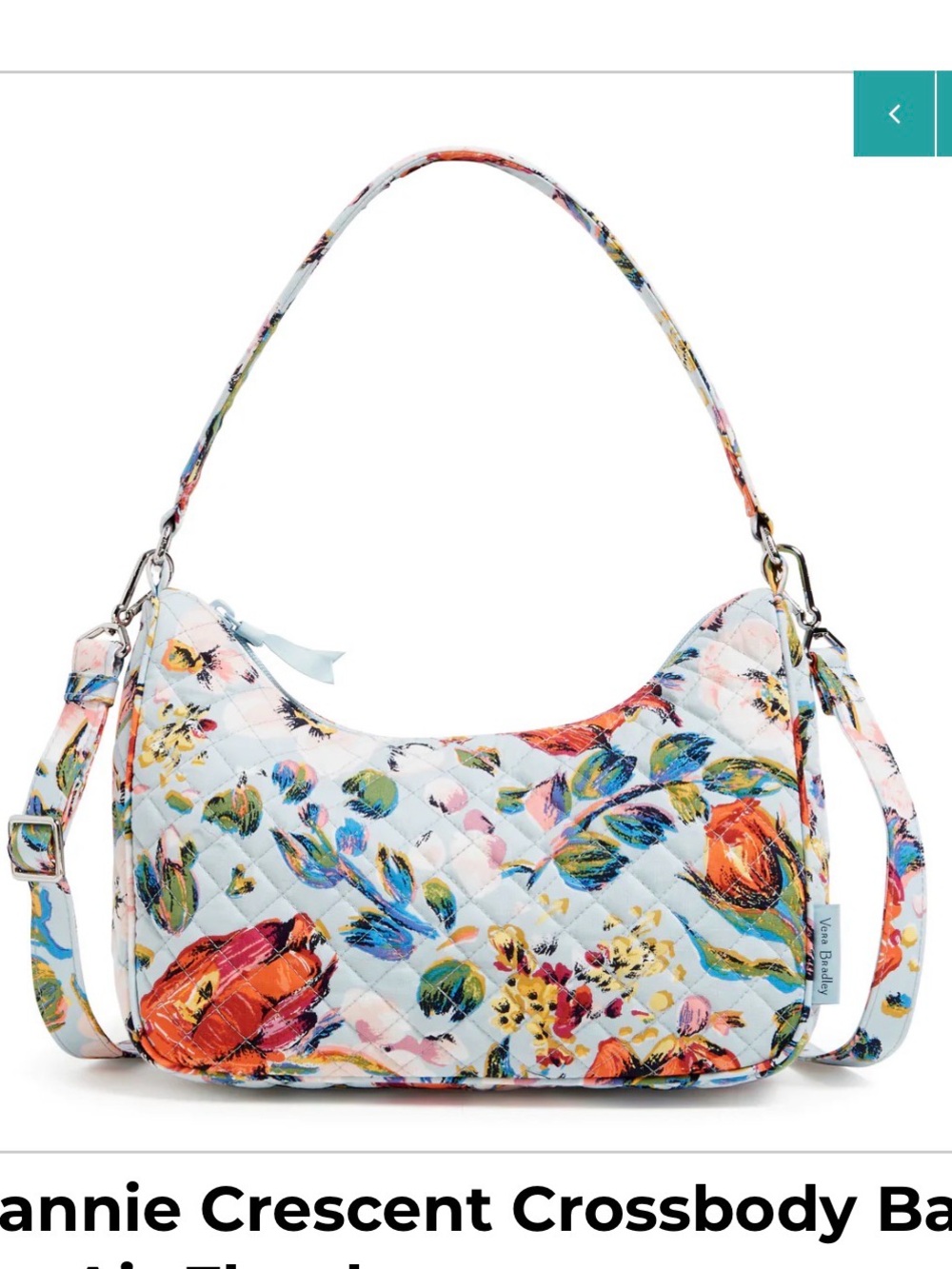 VB Frannie Crescent Crossbody NWT
